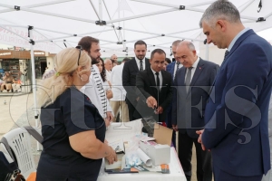 Vali Erol, halk sal haftas kapsamnda dzenlenen etkinlie katld